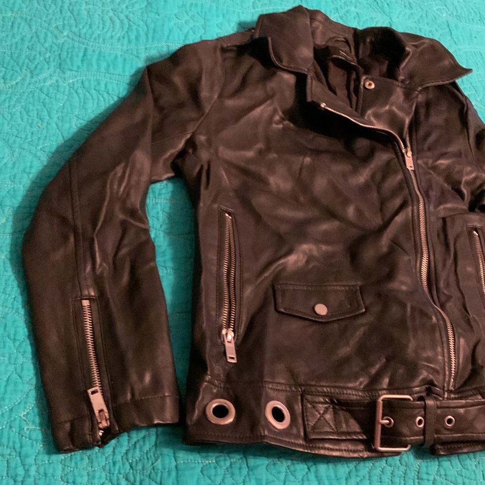 Zara Basic Jacket With Zipper Details - image 3